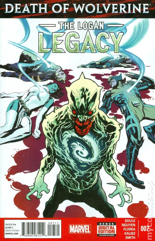 Morte di Wolverine L'Eredità di Logan #7A Albuquerque VF 2015 Immagine Stock