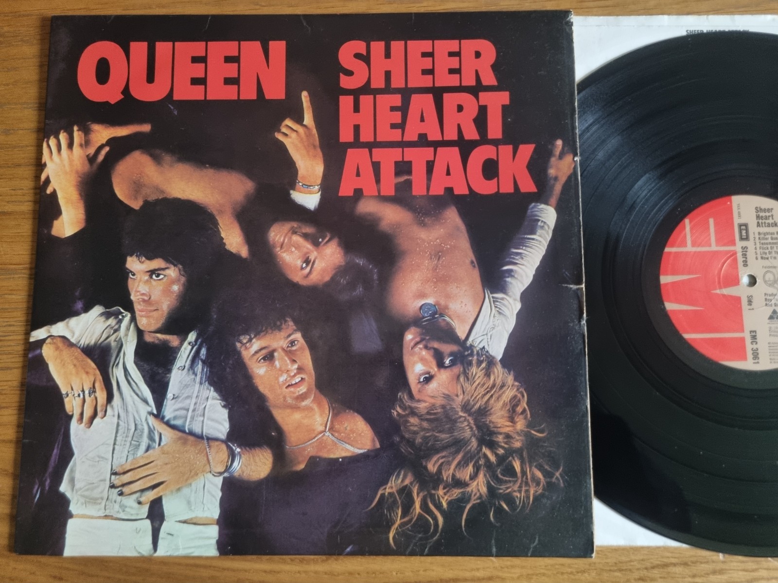 Queen - Sheer Heart Attack 1974 EMI EMC 3061 Hard Rock Prog LP Album
