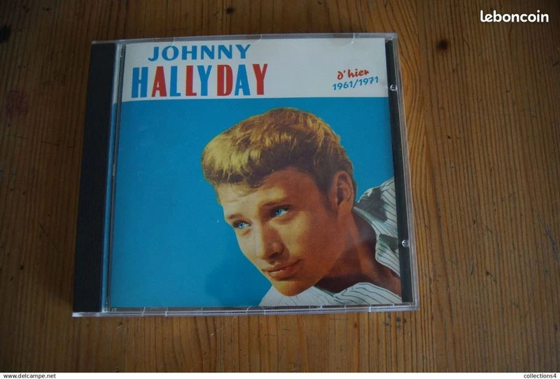 Johnny hallyday d hier 1961 / 1971 cd club dial 1991