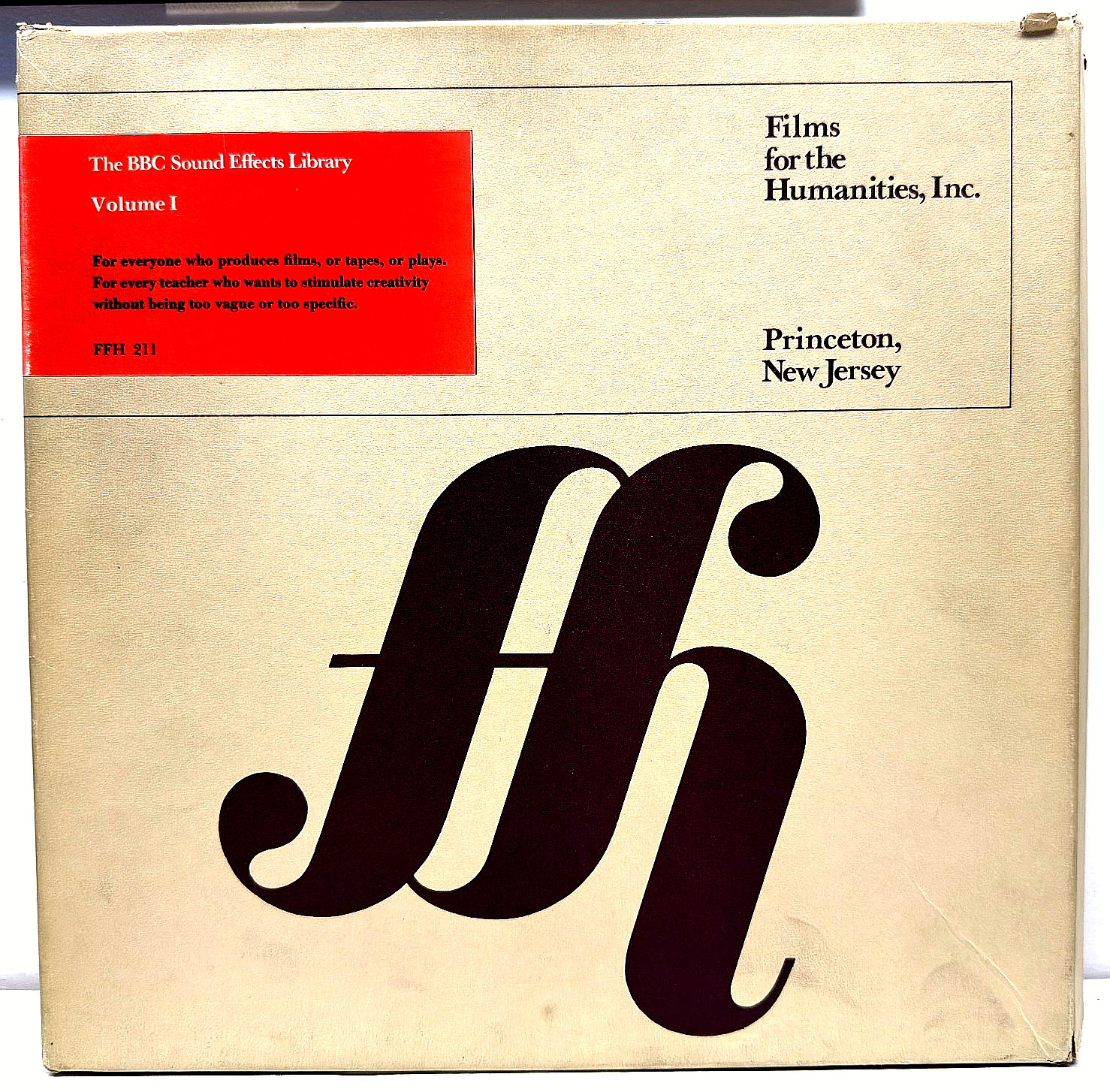 BBC Sound Effects Library Vol 1 1983 Vinyl Box Set Films For Humanities 16LP