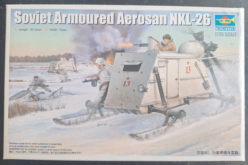 Soviet armoured Aerosan NKL-26 - Trumpeter 1/35