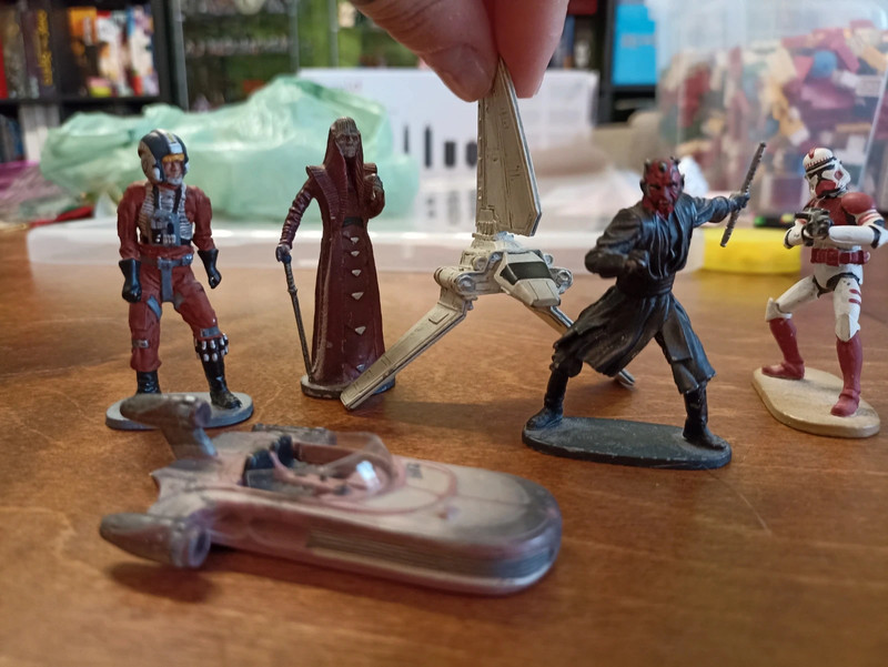 Lotto statue in metallo star wars