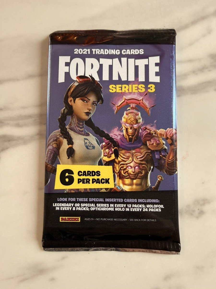 Panini 2021 Fortnite Series 3 USA Print Hobby Packs 🔥1 Pack 6 Cards🔥