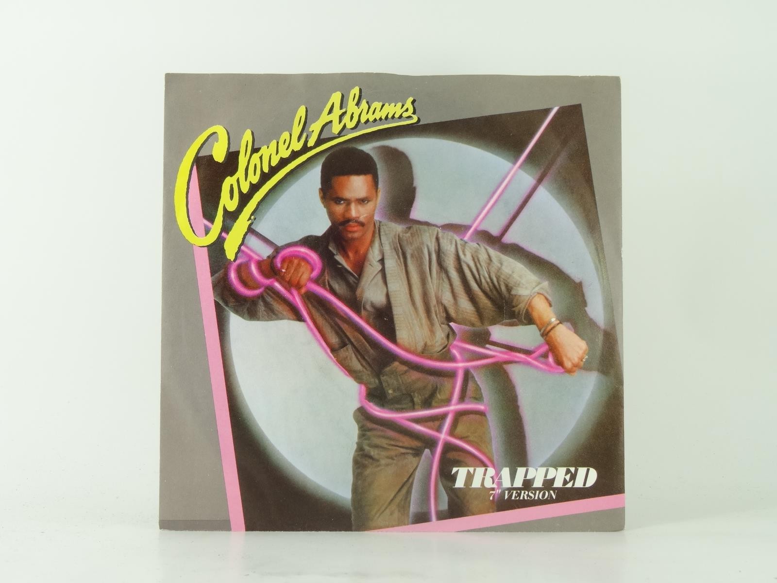 COLONEL ABRAMS TRAPPED (1) (10) 2 Track 7" Single including Picture Sleeve MCA R