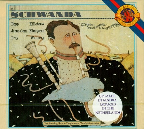 J. WEINBERGER HEINZ WALLBERG HERMANN PREY - Schwanda The Bagpiper - 2 CD - VG
