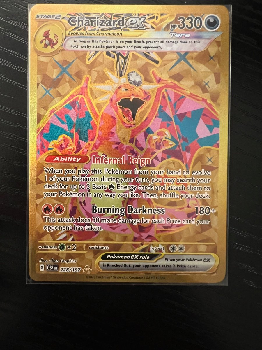 Charizard ex 228/197 SV03: Ossidiana Fiamme Holo