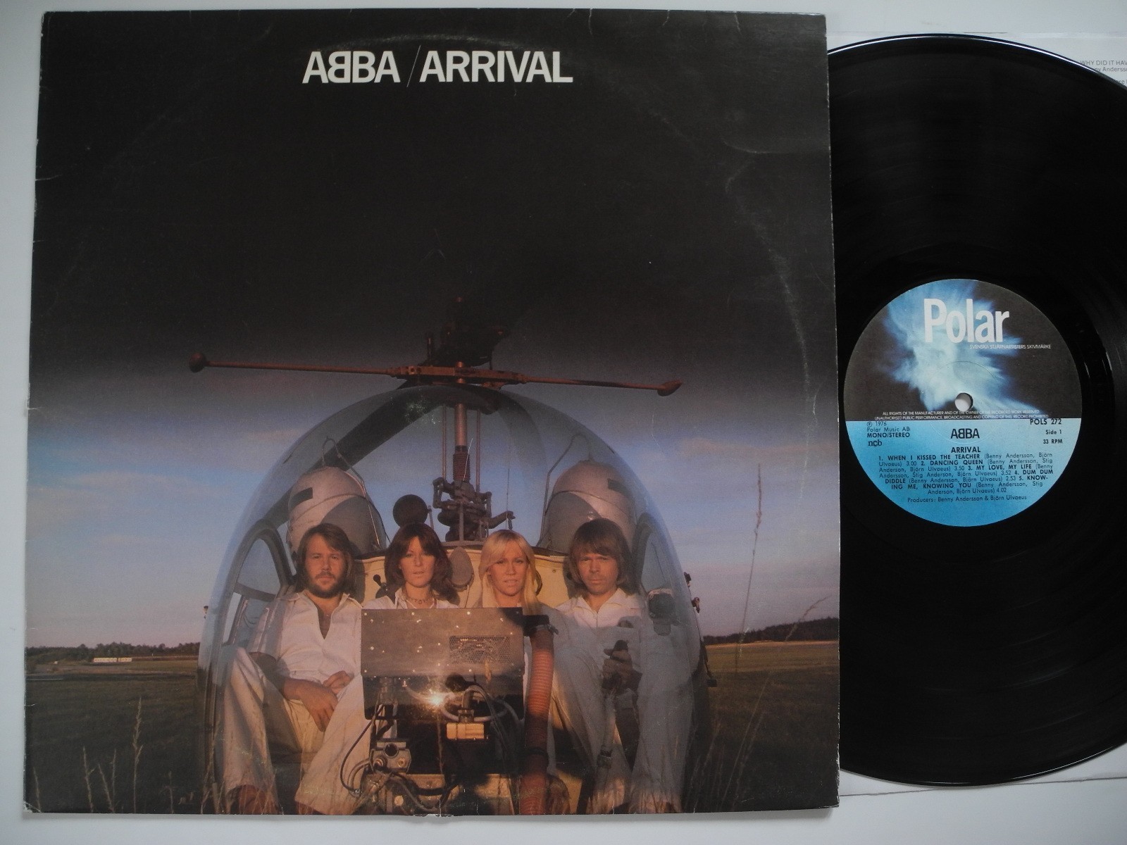 ABBA Arrival LP 1976 Sweden Polar  POLS 272 EX/EX-