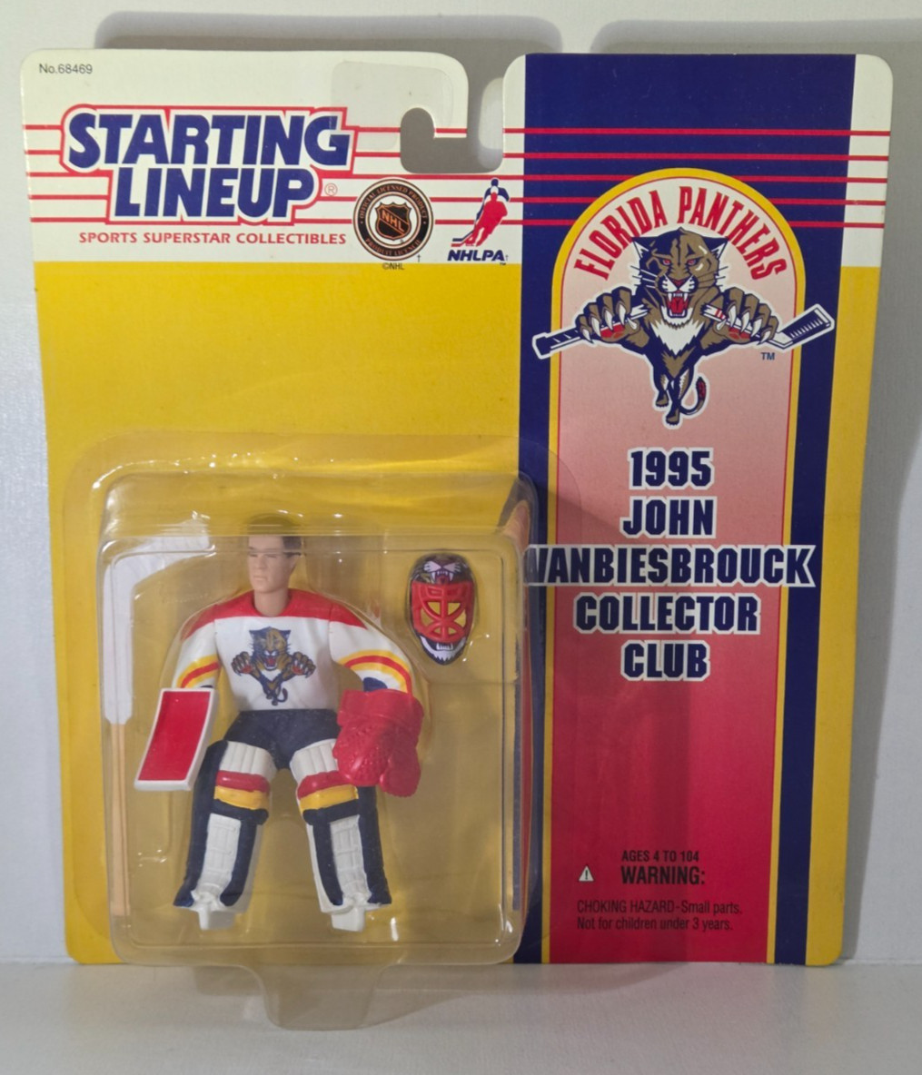 1995 JOHN VANBIESBROUCK KENNER STARTING LINEUP FLORIDA PANTHERS COLLECTOR CLUB