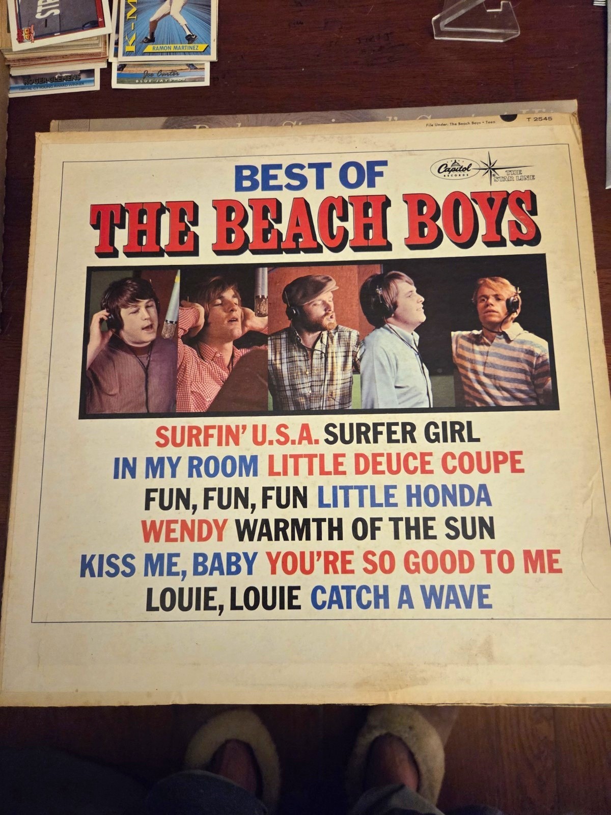 The Beach Boys Best Of Capitol T 2545 12" Black Vinyl LP Record Surf Rock