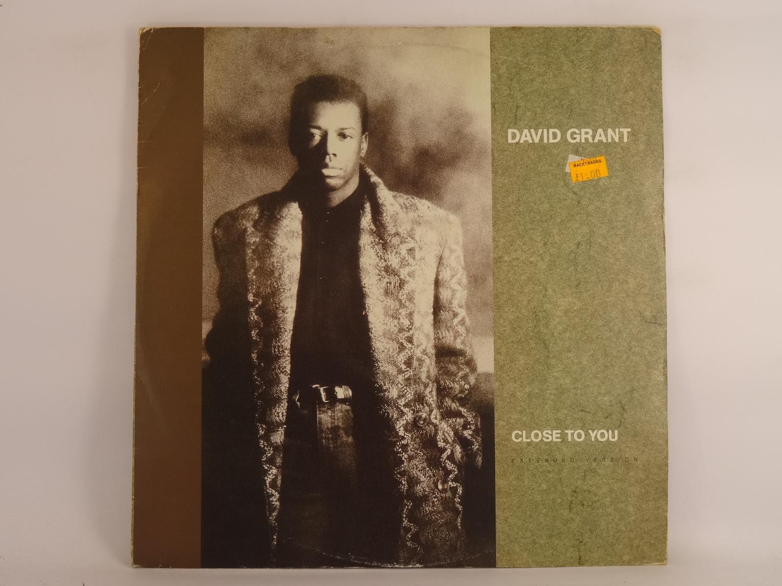 DAVID GRANT CLOSE TO YOU (173) 3 Track 12" Single including Picture Sleeve CHRYS