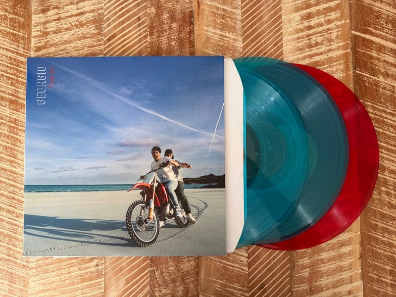 Georgio - Ciel enflammé + Sacré // Gatefold Triple Vinyl Blue & Red