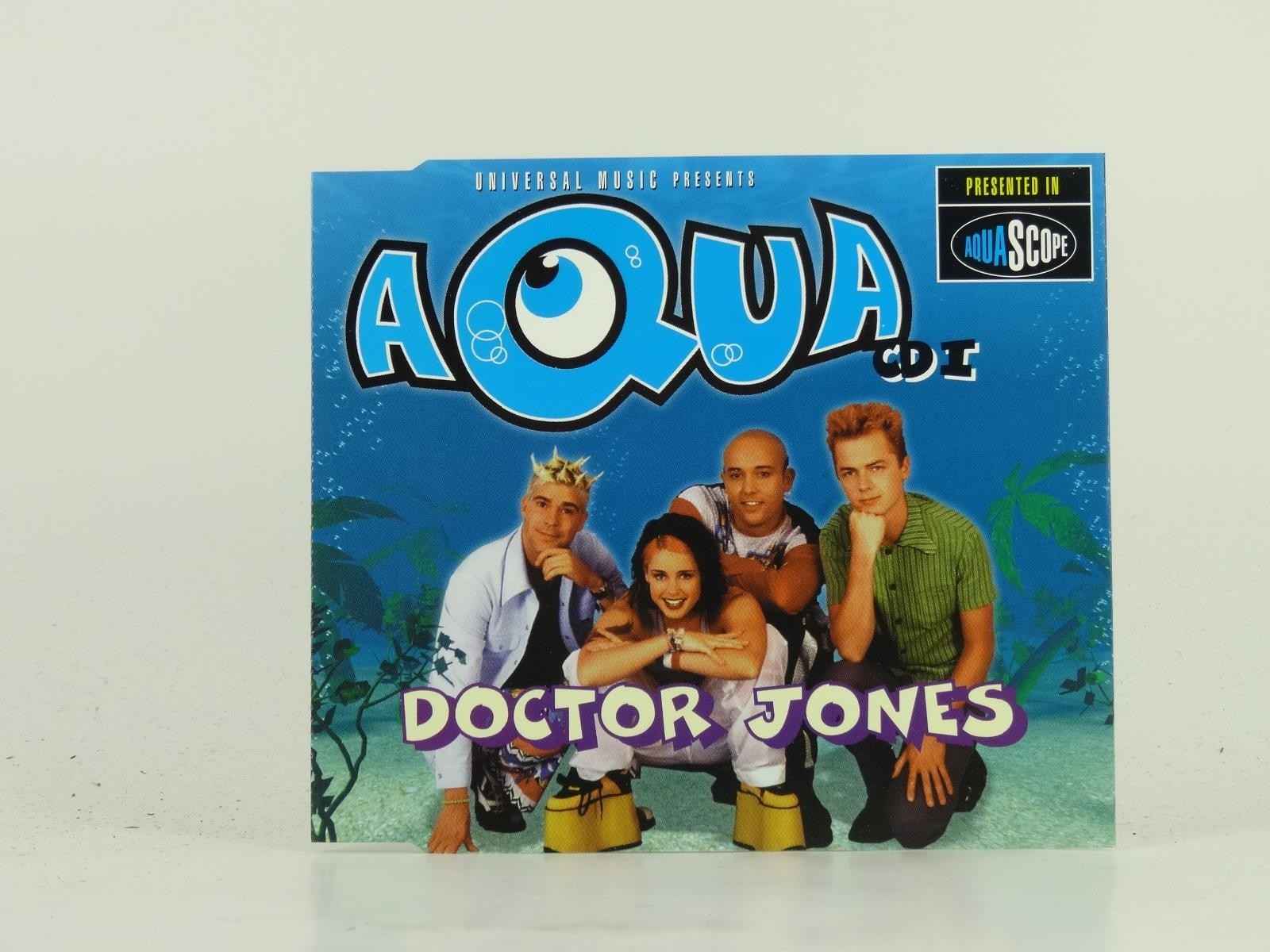 AQUA DOCTOR JONES (CD 1) (D53) 6 Track CD Single including Picture Sleeve UNIVER