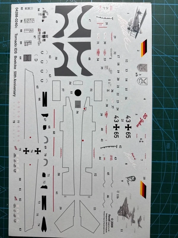 Revell 1/72 Decals commemorative 50 anni “pride of Boelcke”